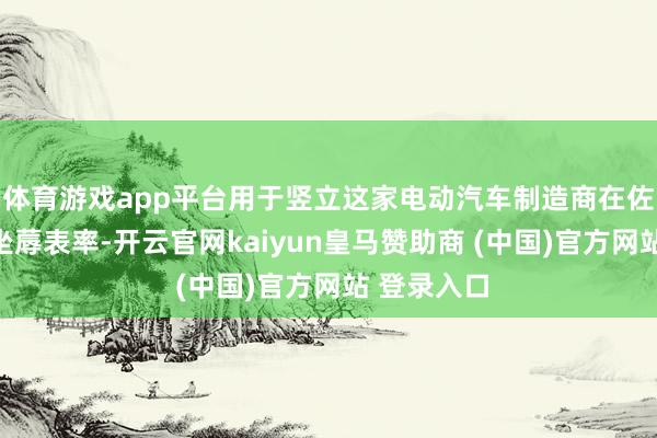 体育游戏app平台用于竖立这家电动汽车制造商在佐治亚州的坐蓐表率-开云官网kaiyun皇马赞助商 (